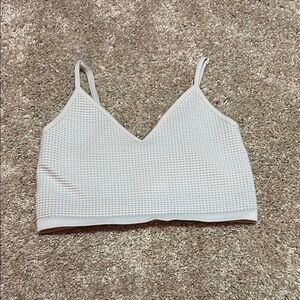 Women's Cream Textured Top